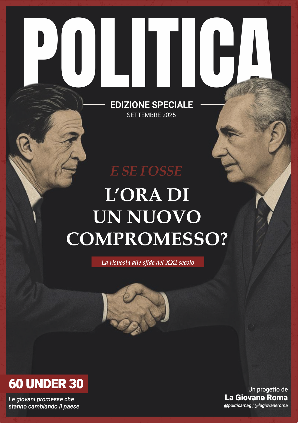 Copertina speciale di Politica dedicata a 60 under 30